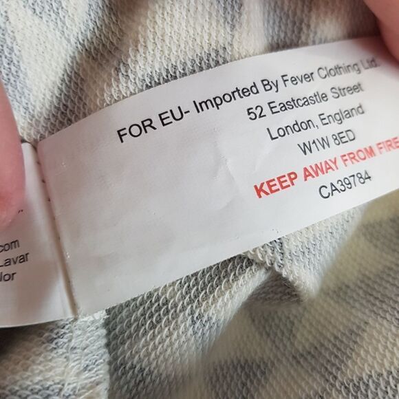 FEVER LONDON CITY Black and  White Dress Square and Triangle Pattern Siz… - Picture 7 of 16